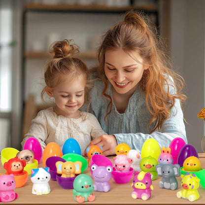 🔥LETZTER TAG – 49% RABATT🔥12/24 STÜCK OSTER-EIER MIT LANGSAM AUFGEHENDEN SQUISHY-SPIELZEUGEN