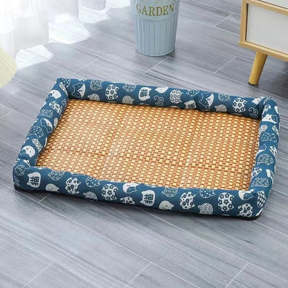 🥳HEISSER SALE 2026🥳💞50.000+ VERKAUFT!❤️   Eis-Rattan-Kühlbett für Katzen/Hunde