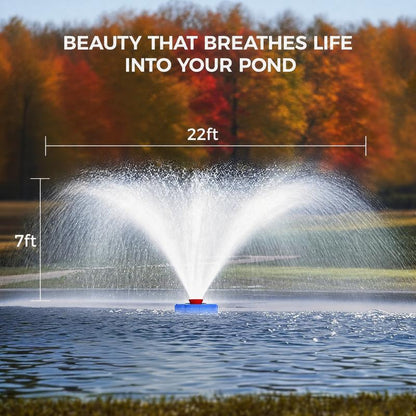 🥳HEISSER SALE 2026🥳💞50.000+ VERKAUFT!👵  Schwimmender Springbrunnenbelüfter, geeignet für Garten- und Landwirtschaftsteiche