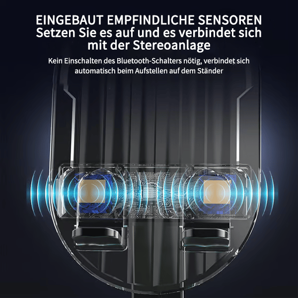 2025 Verbesserter Handyständer mit Induktionslautsprecher/Powerbank/Atmosphärenlicht✨