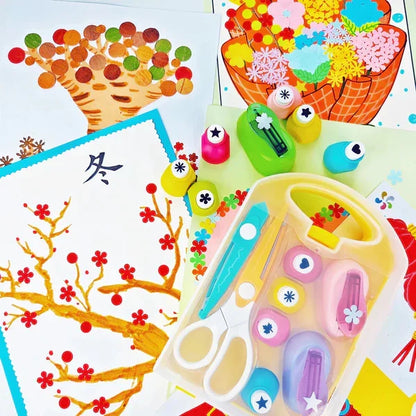 ✨ DIY-Lochstanz-Set für Kinder - Erstelle niedliche Formen 🎁📏