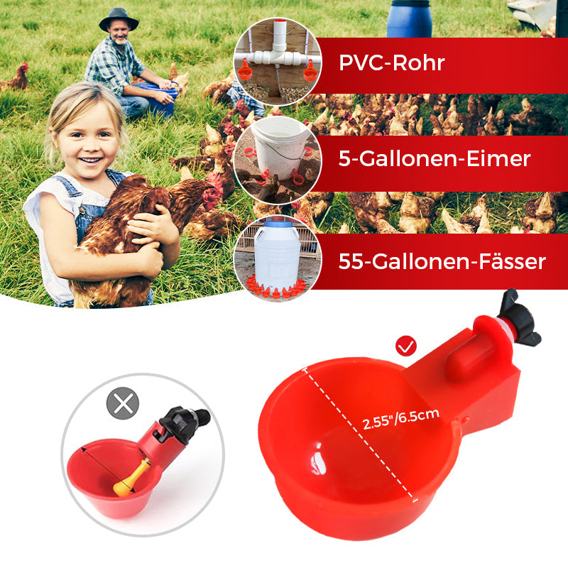 🔥🔥Geschenk für Hühnerliebhaber 44% OFF--🔥Automatische Hühnertränke Vogelhäuschen