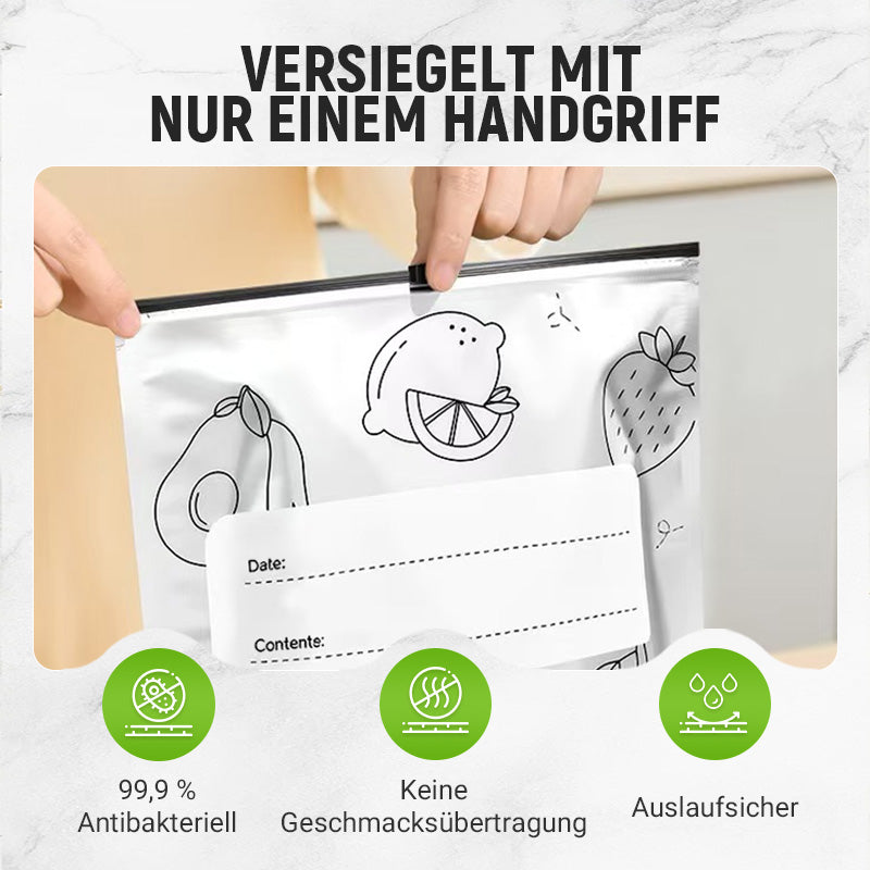 ♻️ Wiederverwendbare, verschließbare Aufbewahrungsbeutel aus Aluminiumfolie 🥬
