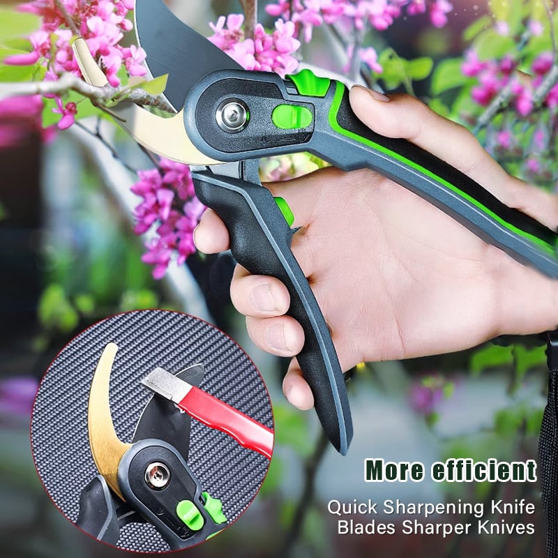 【📢📢Limitiertes Angebot – Kauf 1, erhalte 2 gratis !!】⏰ Tragbarer Gartenscheren-Schärfer – Schnell, einfach & vielseitig – Ideal für Messer, Scheren & Werkzeuge im Außenbereich 🌿