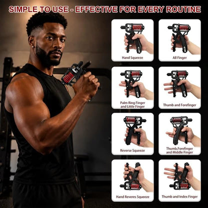 💪✨Verstellbarer Handtrainer – 5–165 kg Widerstand🔧