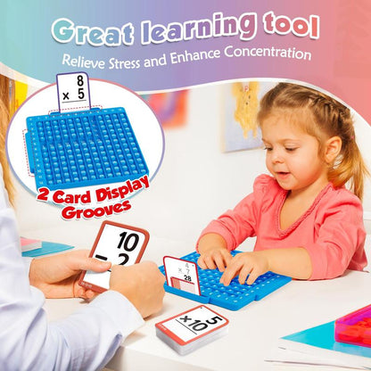 Mathe-Lernkarten + Mathe-Tafel, Mathe-Spielzeug 🎁 Die besten Geburtstagsgeschenke für Babys