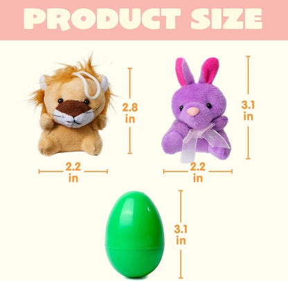 🐣 Tierischer Schlüsselanhänger mit Ei-Schale – Plüschanhänger als Ostergeschenk für Kinder🎁