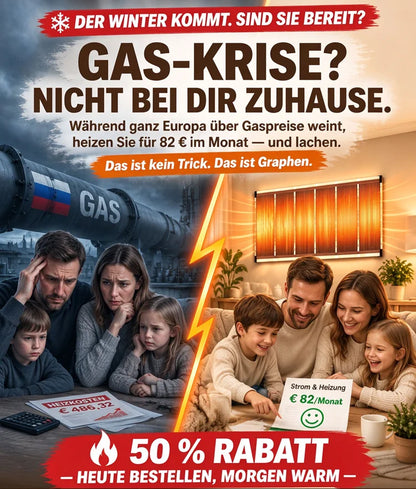 【5 Sekunden Schnellheizung】Deutsche High-Tech Graphen-Wandheizung