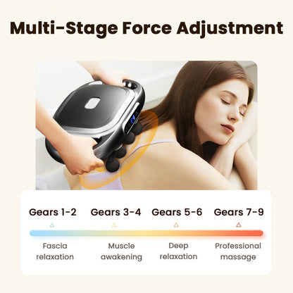 🔥🎁 Neu eingetroffen – 50 % reduziert: Multifunktionales, automatisches 12-Kopf-Muskelmassagegerät