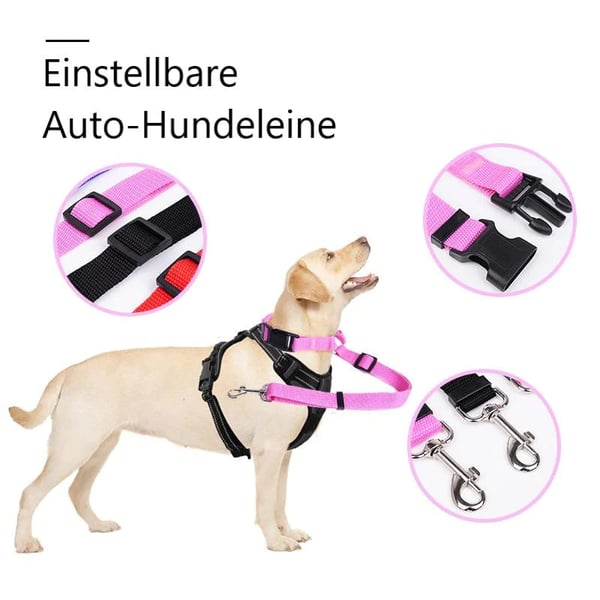 🐶🚗🔥 50% RABATT! Auto-Hundeleine – einstellbar, sicher & perfekt für jede Fahrt ✨