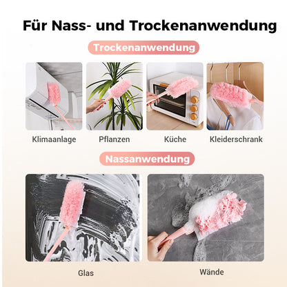 🧹📦Folierbarer und waschbarer Staubwedel für die Oberflächenreinigung