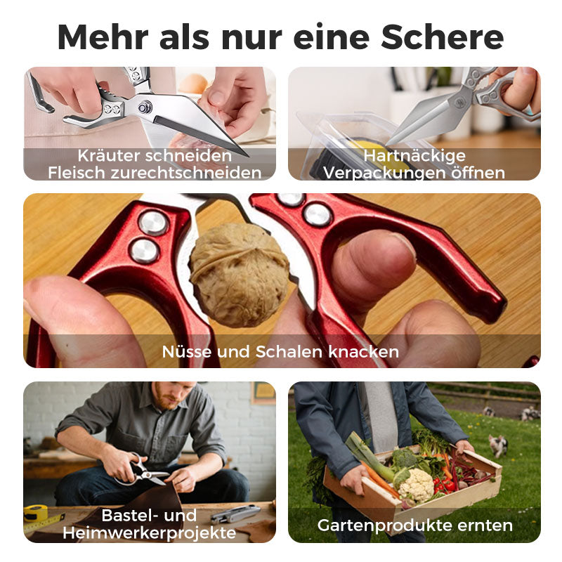 🔥Hot Sale 50% Rabatt💪Multifunktionale Hochleistungs-Küchenschere✂️