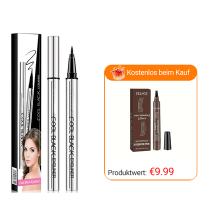 ✨ Wasserfester und wischfester Eyeliner – Präzision und tiefes Schwarz für 24 Stunden! ✨