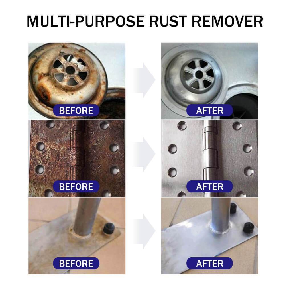 💪 Leistungsstarkes Rostentferner-Spray – Kein Schrubben nötig, sicher für Eisen/Stahl/Haushaltsbeschläge