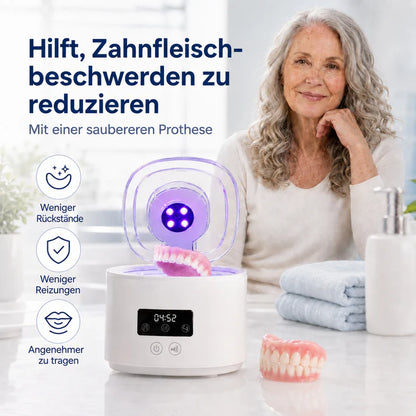 ❄️Sommerfrische 50 % Rabatt!🦷Denture Dome Ultraschall-UV-C-Reiniger – Für ein frischeres, saubereres Gebiss in nur 5 Minuten