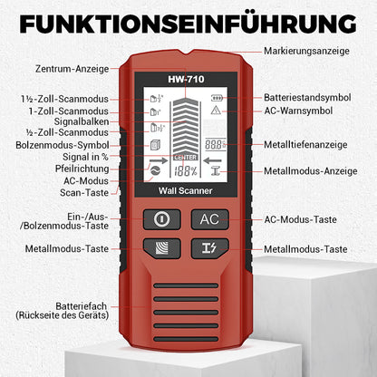 💥Begrenzte Zeit 50% Rabatt🔥Multifunktionaler Handheld Metall und Wand Detektor