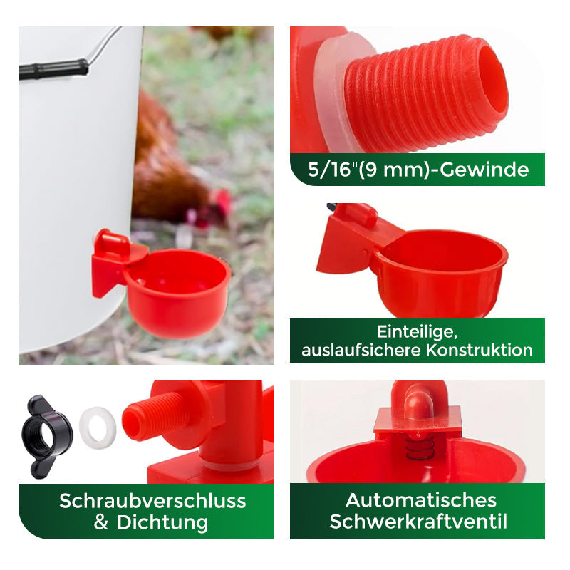 🔥🔥Geschenk für Hühnerliebhaber 44% OFF--🔥Automatische Hühnertränke Vogelhäuschen