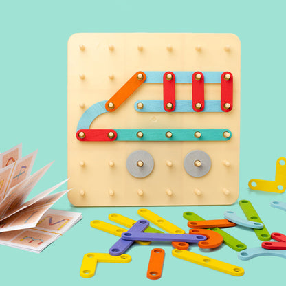 Montessori-Steckbrettpuzzle 🎅Weihnachtsgeschenkidee!🎁Kostenloser Versand
