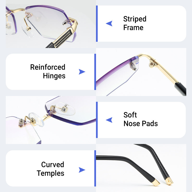 💙 Blaulichtfilterbrille – Entlastet die Augen, stylisches Design & leicht für den ganzen Tag 🖥️✨