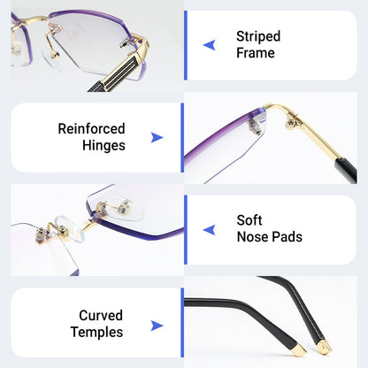 💙 Blaulichtfilterbrille – Entlastet die Augen, stylisches Design & leicht für den ganzen Tag 🖥️✨