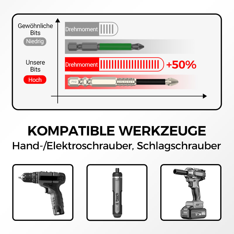 💥Heißer Verkauf – 50 % Rabatt🔥Sechskantschraubendreher-Bit-Satz