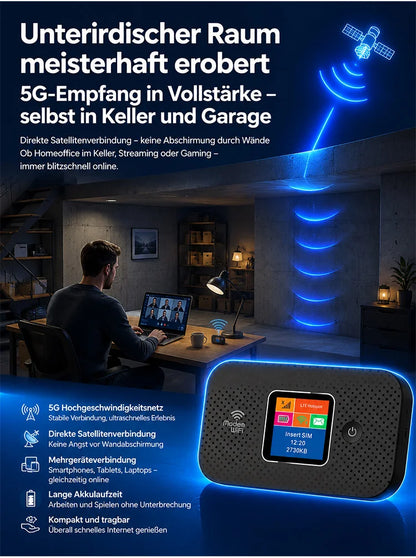 🥳HEISSER SALE 2026🥳💞50.000+ VERKAUFT!👵❤️  Mobiler Hotspot mit vollständiger WLAN-Abdeckung