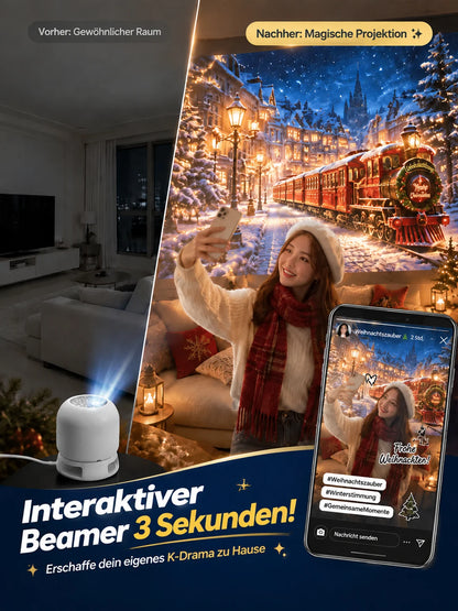 🔥Hausgebrauch Festliche Atmosphäre Projektorlampe
