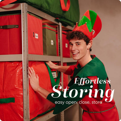 🎅Weihnachtsausverkauf 50 % RABATT🌟Langlebige, wasserdichte Aufbewahrungstasche für Weihnachtsbäume 🎄