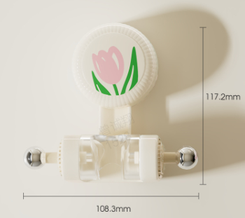 Universeller Saugnapf-Duschhalter – 360° drehbar, bohrfrei & passt zu  aller Duschköpfe 🚿