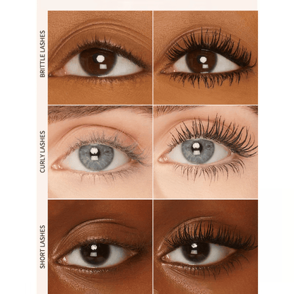✨1 kaufen, 1 gratis✨ Duo aus schwarzer und brauner Volumen-Mascara für ein perfektes Wimpern-Make-up