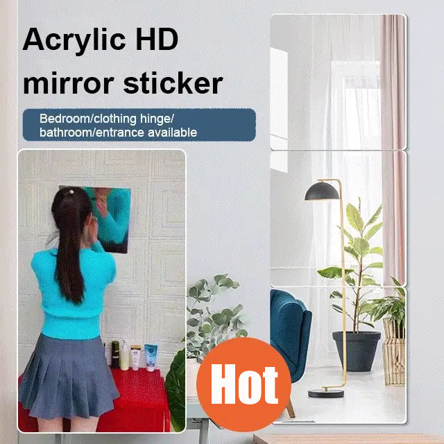 🔥Kaufen Sie 1 und erhalten Sie 1 gratis🔥Weicher Acrylspiegel-Aufkleber