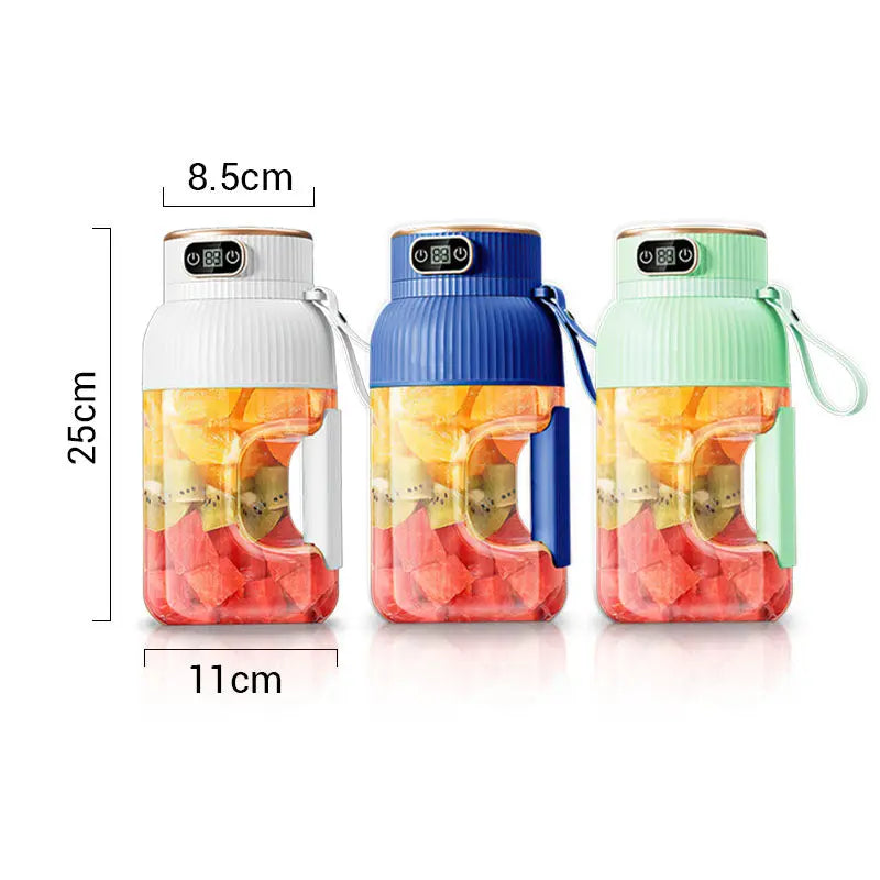 💥Heißer Verkauf ❄️Multifunctional Tragbare Saftpresse Tasse mit Digitalanzeige-Drink fresh juice for a healthy lifestyle
