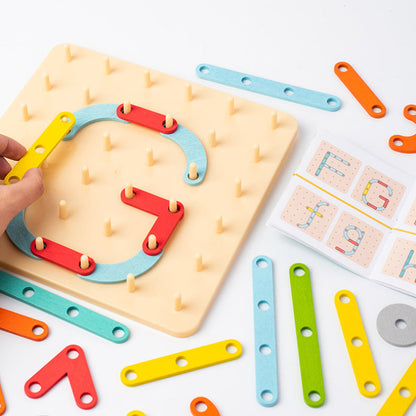 Montessori-Steckbrettpuzzle 🎅Weihnachtsgeschenkidee!🎁Kostenloser Versand
