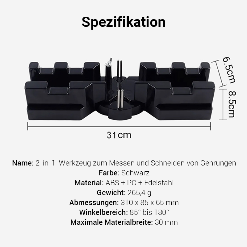 ⏳Begrenzte Zeit 50 % Rabatt💥2-in-1-Mess- und Gehrungssägenwerkzeug
