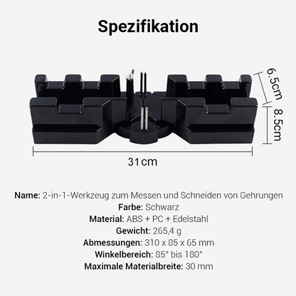 ⏳Begrenzte Zeit 50 % Rabatt💥2-in-1-Mess- und Gehrungssägenwerkzeug