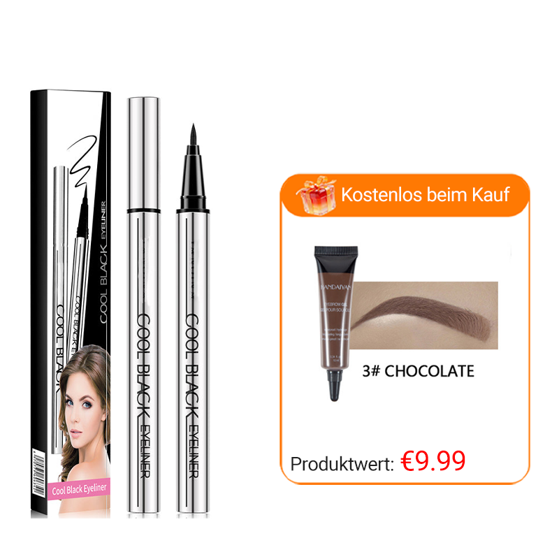 ✨ Wasserfester und wischfester Eyeliner – Präzision und tiefes Schwarz für 24 Stunden! ✨