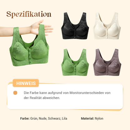 🎁 Herbst-Sonderangebot: 50 % Rabatt 💃 Bequemer, vorne zu verschließender, bügelloser, nahtloser BH 🌸