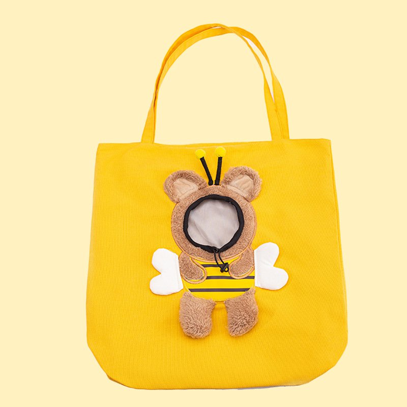 ⏳Nur für kurze Zeit 50 % Rabatt⏰Niedliche Katzentasche in Tau-Kopf-Form - Haustier-Tragetasche🐈👜