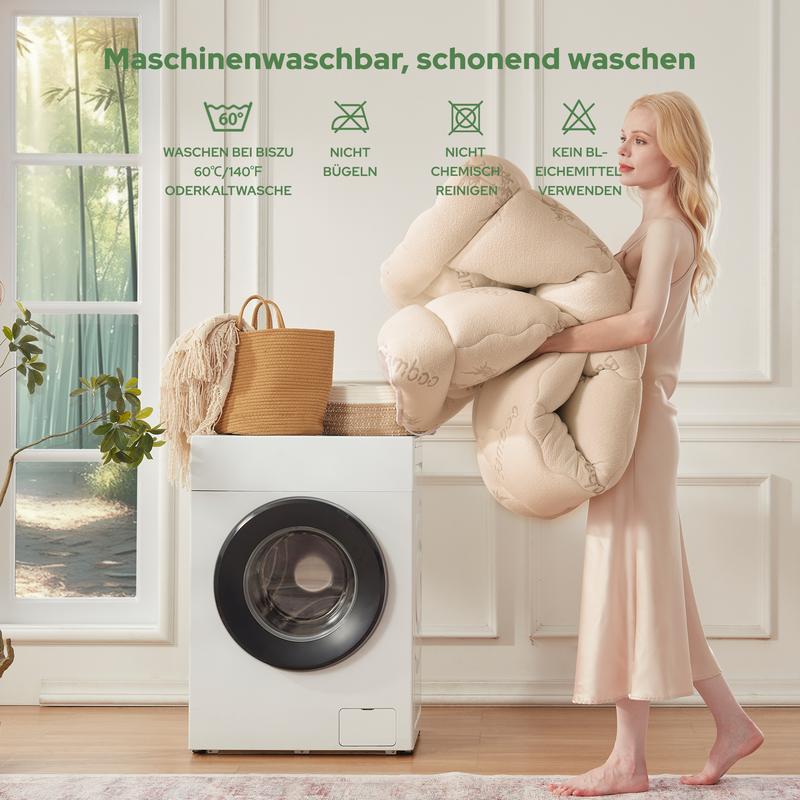 🥳HEISSER SALE 2026🥳💞50.000+ VERKAUFT!👵❤️ Matratzenauflage aus Bambusfaser-Viskose mit tiefen Taschen, gesteppter Matratzentopper, weich & druckentlastend