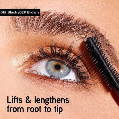 ✨1 kaufen, 1 gratis✨ Duo aus schwarzer und brauner Volumen-Mascara für ein perfektes Wimpern-Make-up