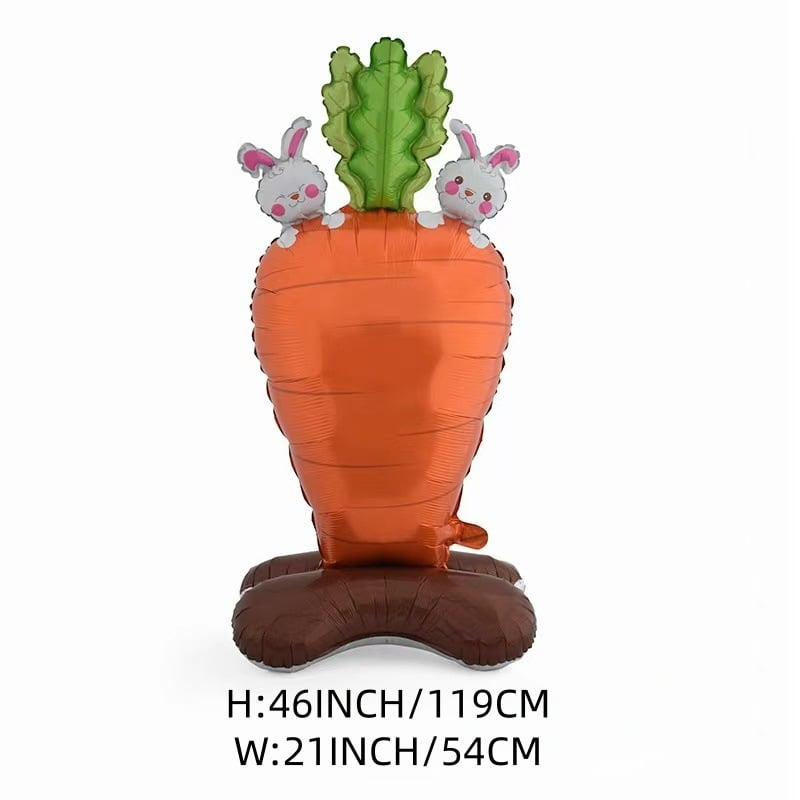 💎 OSTER-FRÜHBUCHER-SALE! 💎 Riesen 3D-Steh-Hase-Ballon – Selbststehend, Wiederverwendbar & Farbenfroh für Festliche Osterstimmung 🐰🎈