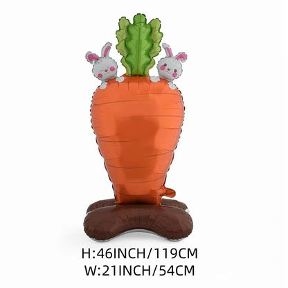 💎 OSTER-FRÜHBUCHER-SALE! 💎 Riesen 3D-Steh-Hase-Ballon – Selbststehend, Wiederverwendbar & Farbenfroh für Festliche Osterstimmung 🐰🎈