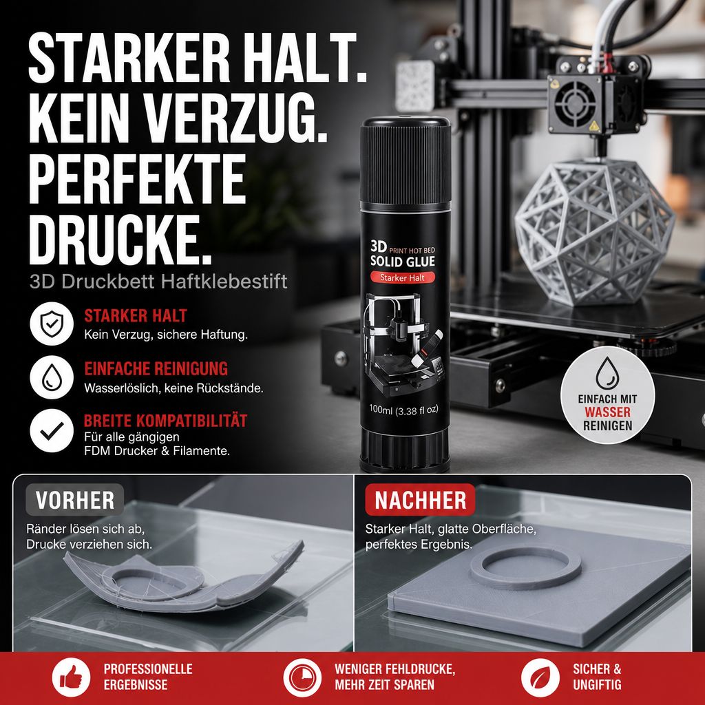 🔥🖨️ 3D-Drucker-Heizbett, feste Klebestifte