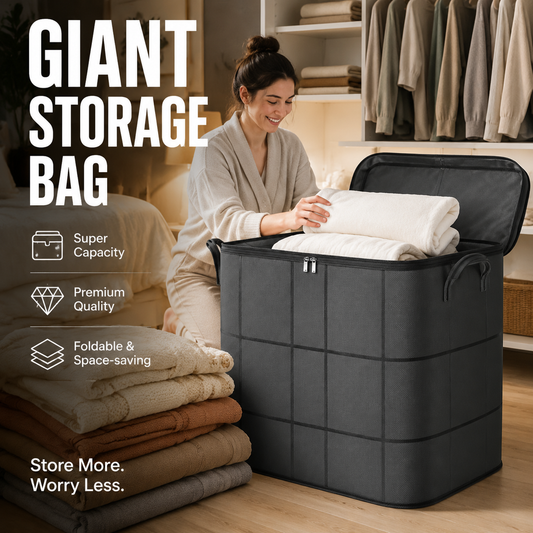 🧺 50 % RABATT! 🛏️ Staubschutzhüllen für Bettdecken und Bettwäsche – großes Fassungsvermögen, strapazierfähiges Vliesmaterial und faltbar – ideal für die saisonale Aufbewahrung 🌿
