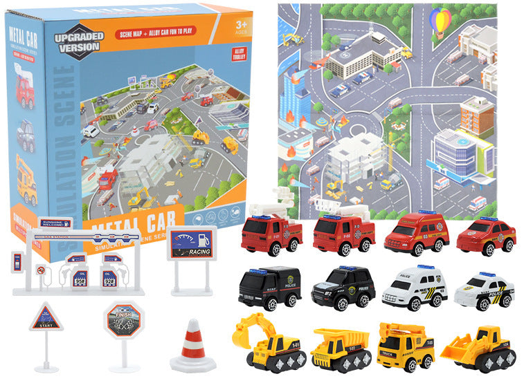 🔥Solange der Vorrat reicht 50 % Rabatt!🚗Adventskalender für Jungen: Spielzeugsets mit Baumaschinen aus Metalllegierung