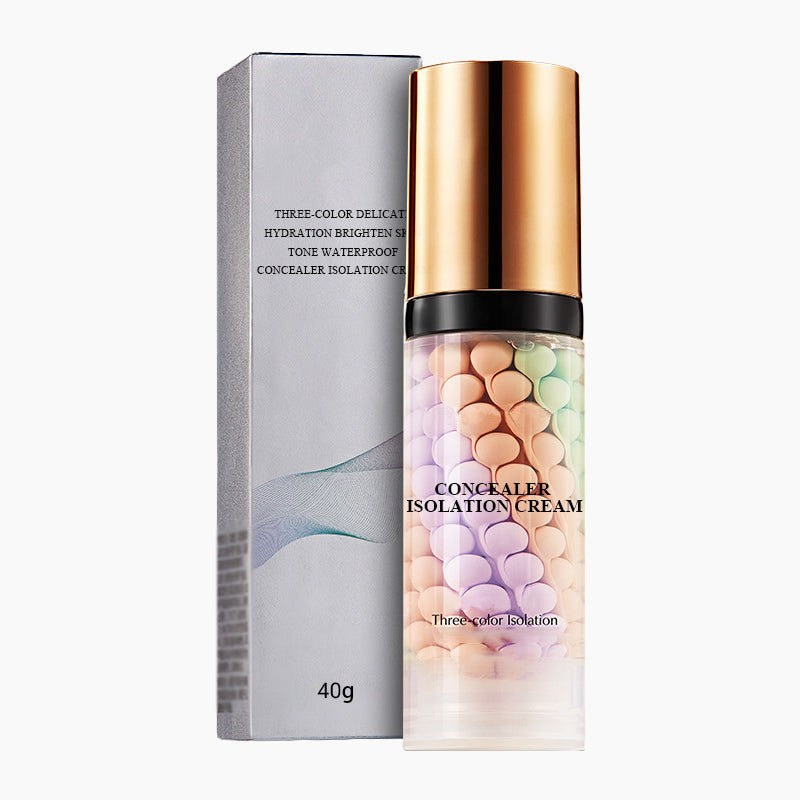 🌸3-farbige, feuchtigkeitsspendende und aufhellende Concealer-Basiscreme – wasserfest