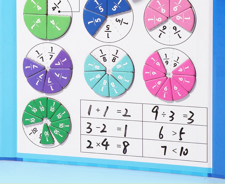 🧩 50% RABATT! 🎨 Magnetisches Bruchpuzzle für Kinder – Fördert Feinmotorik, bunt & sicher – Perfekt für spielerisches Lernen zu Hause ✨