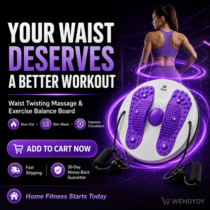 🥳HEISSER SALE 2026🥳💞50.000+ VERKAUFT!👵  ✨ Taillendrehmassage & Balanceboard für Übungen – Fettverbrennung, schlankere Taille & verbesserte Durchblutung zu Hause
