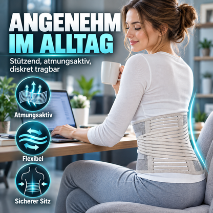 💥Hitzegepresstes Netz Atmungsaktiver Stahlplatten-Träger-Taillenprotektor