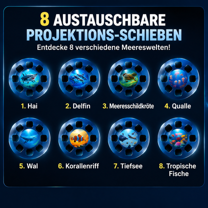 🥳HEISSER SALE 2026🥳💞50.000+ VERKAUFT!👵❤️ 50 % RABATT!3D-Ozeanprojektions-Taschenlampe
